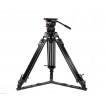 Teris TX-V12 Professional Tripod with Fluid Head 100mm bowl Load 12KG for Video camcorder tripod HDV Film RED Scarlet Epic